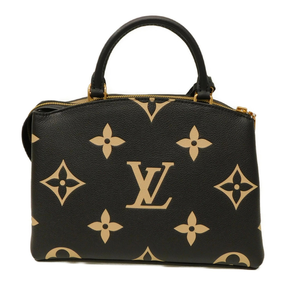 Louis Vuitton Grand Palais 2way Beige Giant Black Empreinte Shoulder Monogram